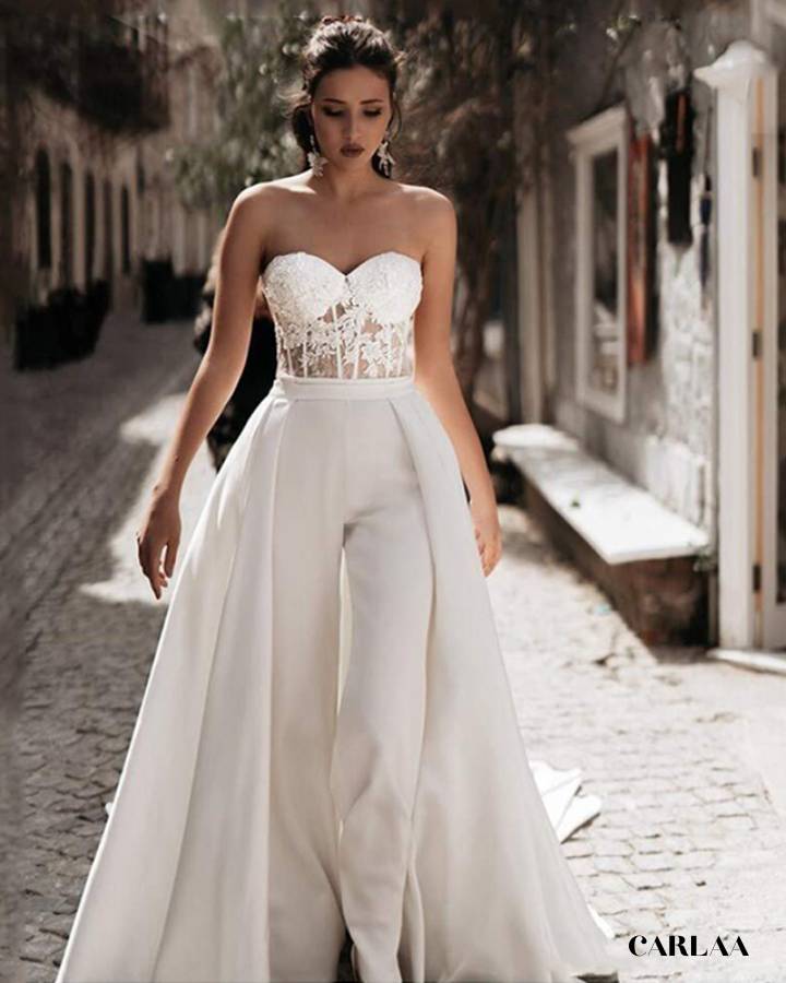 Combinaison bustier mariage – CARLAA