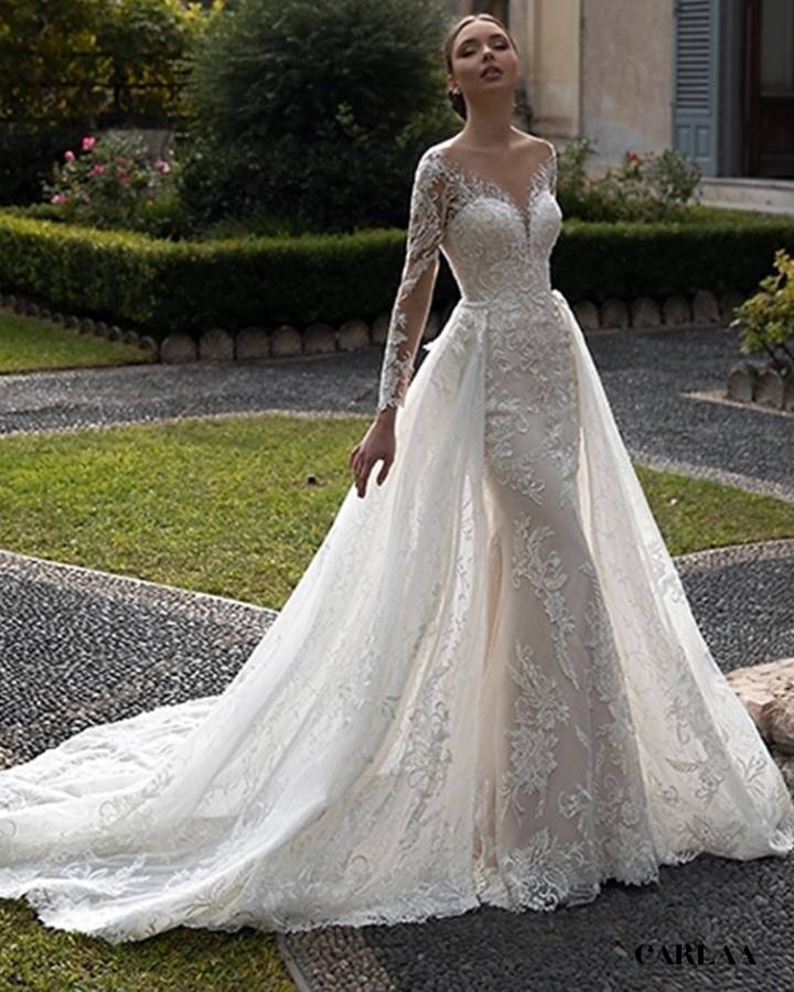 Bridal Gown Robe De Mariee Sirene Robe De Mariage Sirene Robe