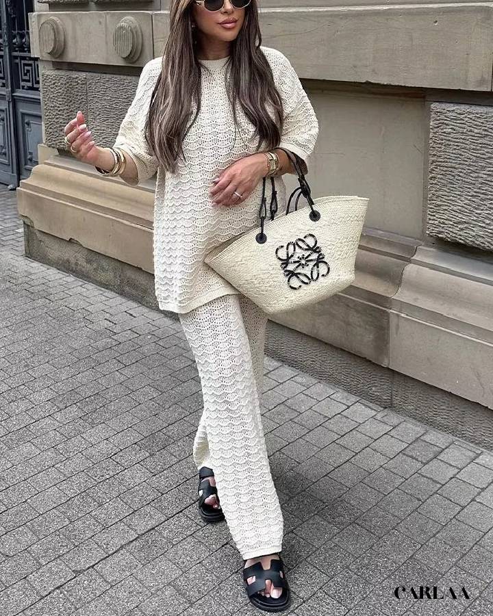 ensemble pantalon fluide