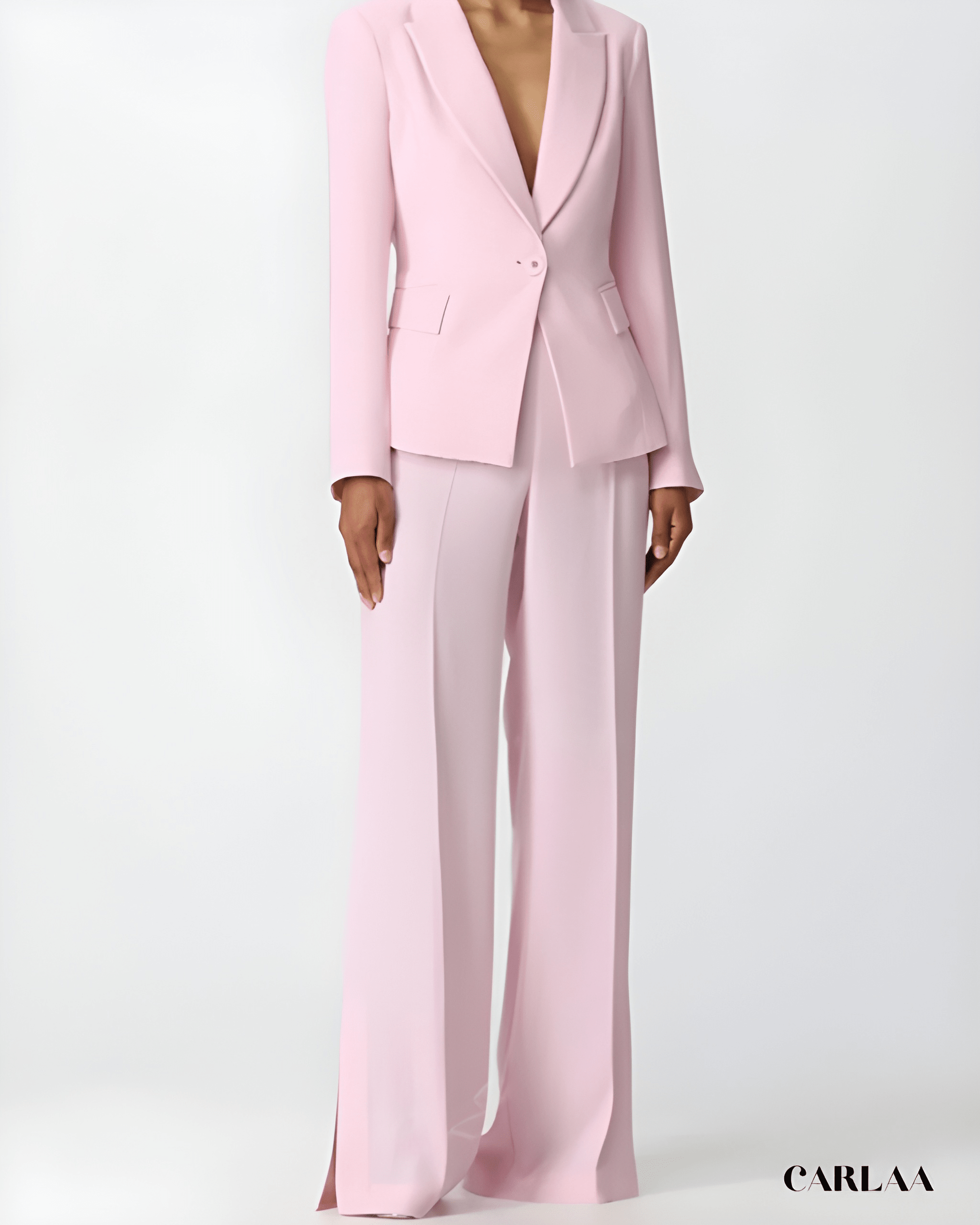 Tailleur Femme Rose Pastel CARLAA Tailleur Femme Rose Pastel CARLAA