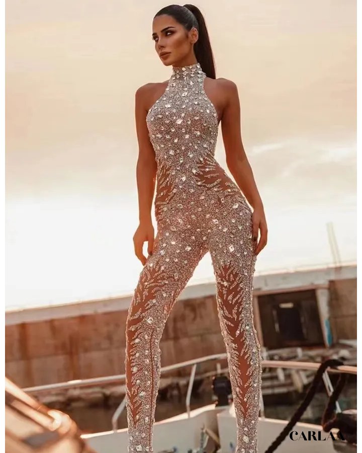 Combinaison Moulante Paillette – CARLAA - Main Image