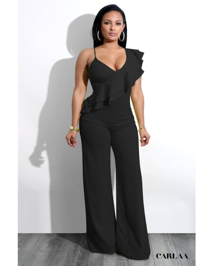 Combinaison Chic Combinaison Pantalon Rouge Femme HabillÃ