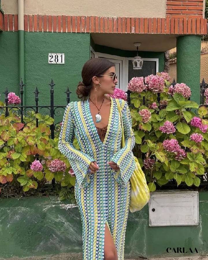 Robe crochet plage – CARLAA
