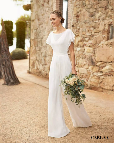 De Mariée Civil Tenue Mariage Civil Combinaison Mariage Civil