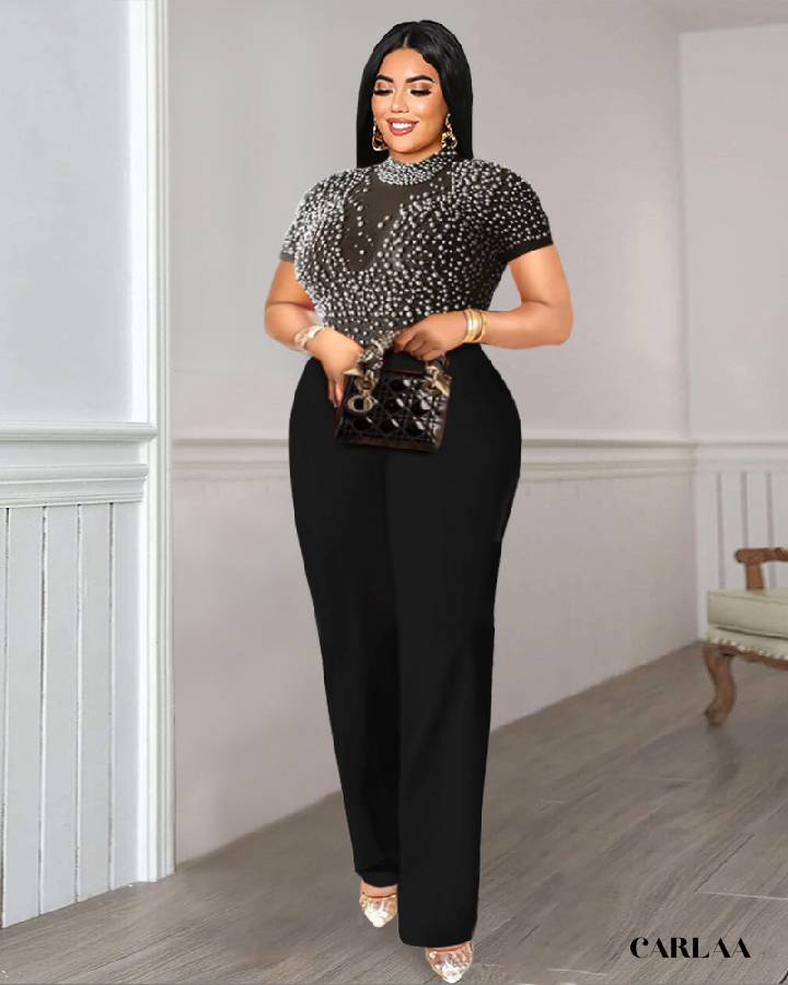 Combinaison Mariage Grande Taille – CARLAA