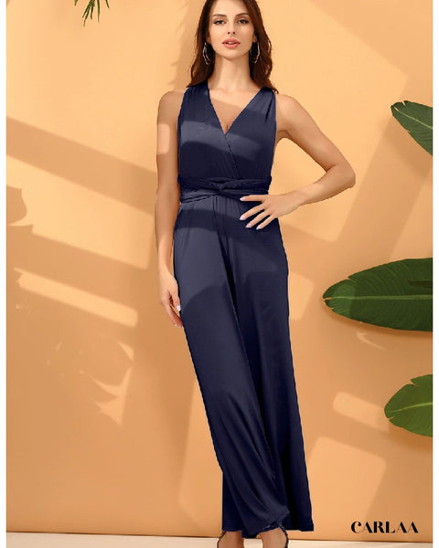 Combinaison Chic Bleu Marine – CARLAA